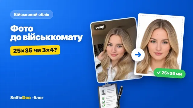 Фото до військкомату — 25×35 чи 3×4?
