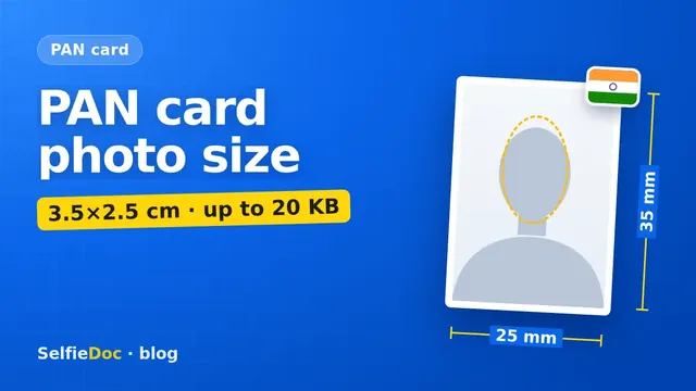PAN card photo size: 3.5×2.5 cm upload and 4.5×3.5 cm for Form 93