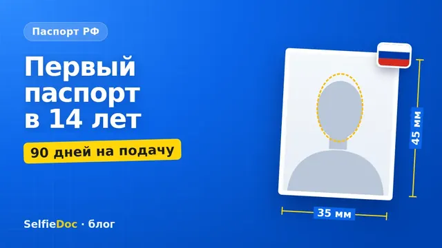 Первый паспорт в 14 лет: документы, фото и подача через Госуслуги