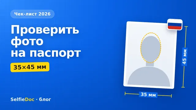 Чек-лист проверки фото на паспорт на экране телефона
